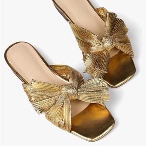 Elegant Gold Women's Sandals